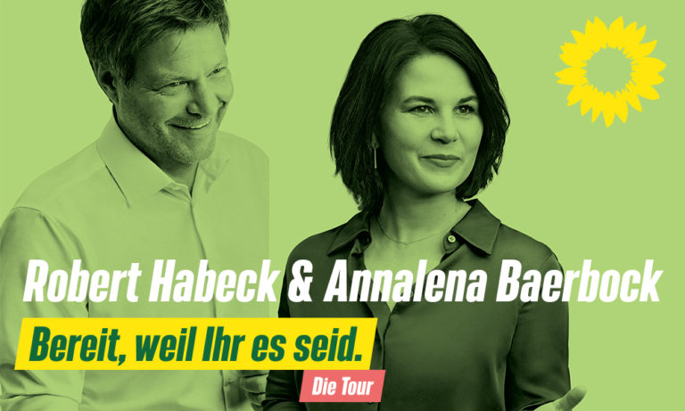 Annalena Baerbock und Robert Habeck on Tour in Niedersachsen