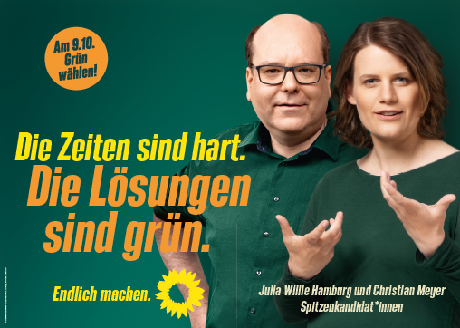 Die Zeiten sind hart. Die Lösungen sind grün.