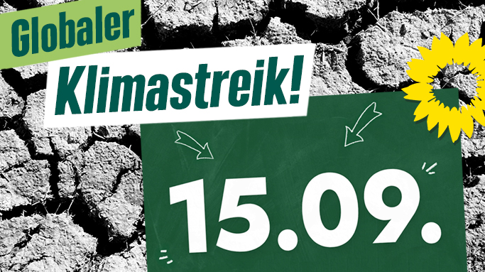 Weltweiter Klimastreik am Freitag, den 15. September!