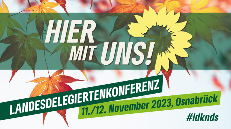 11./12. November in Osnabrück: Landesdelegiertenkonferenz!